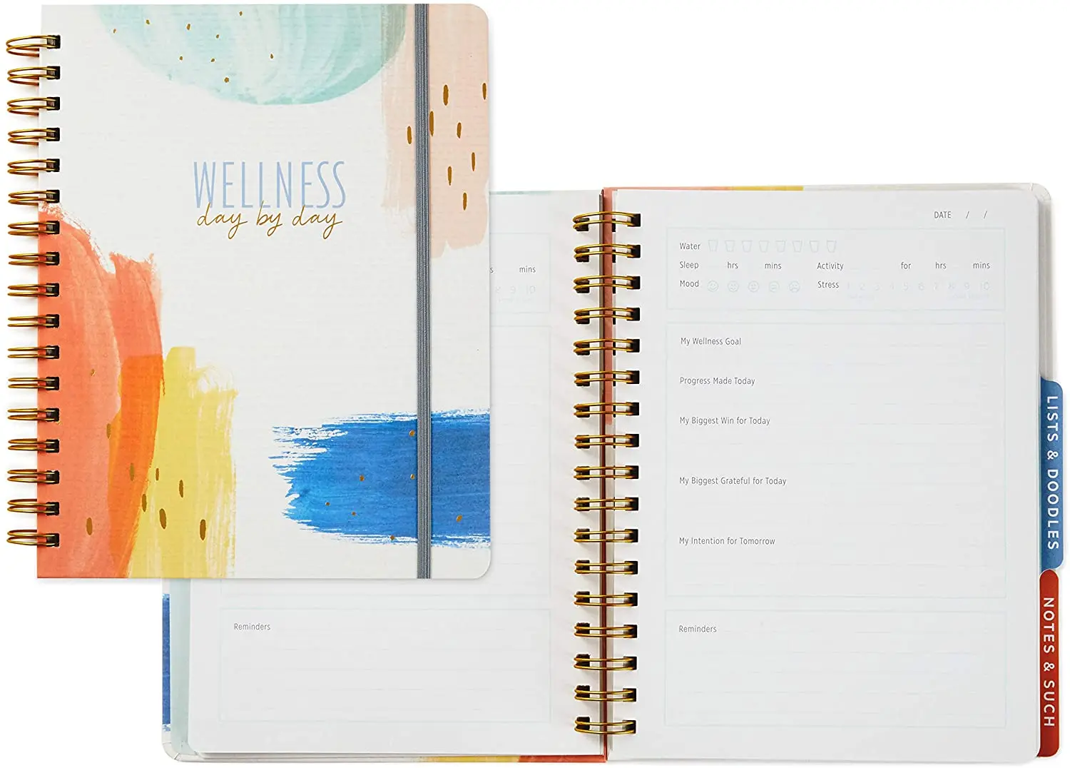 fitness and wellness journal custom printing planner