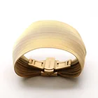 Bracelet Bangle Retro Mesh Gold Plated Wide Bracelet 18K Gold Plated Bangle Stainless Steel Bracelet