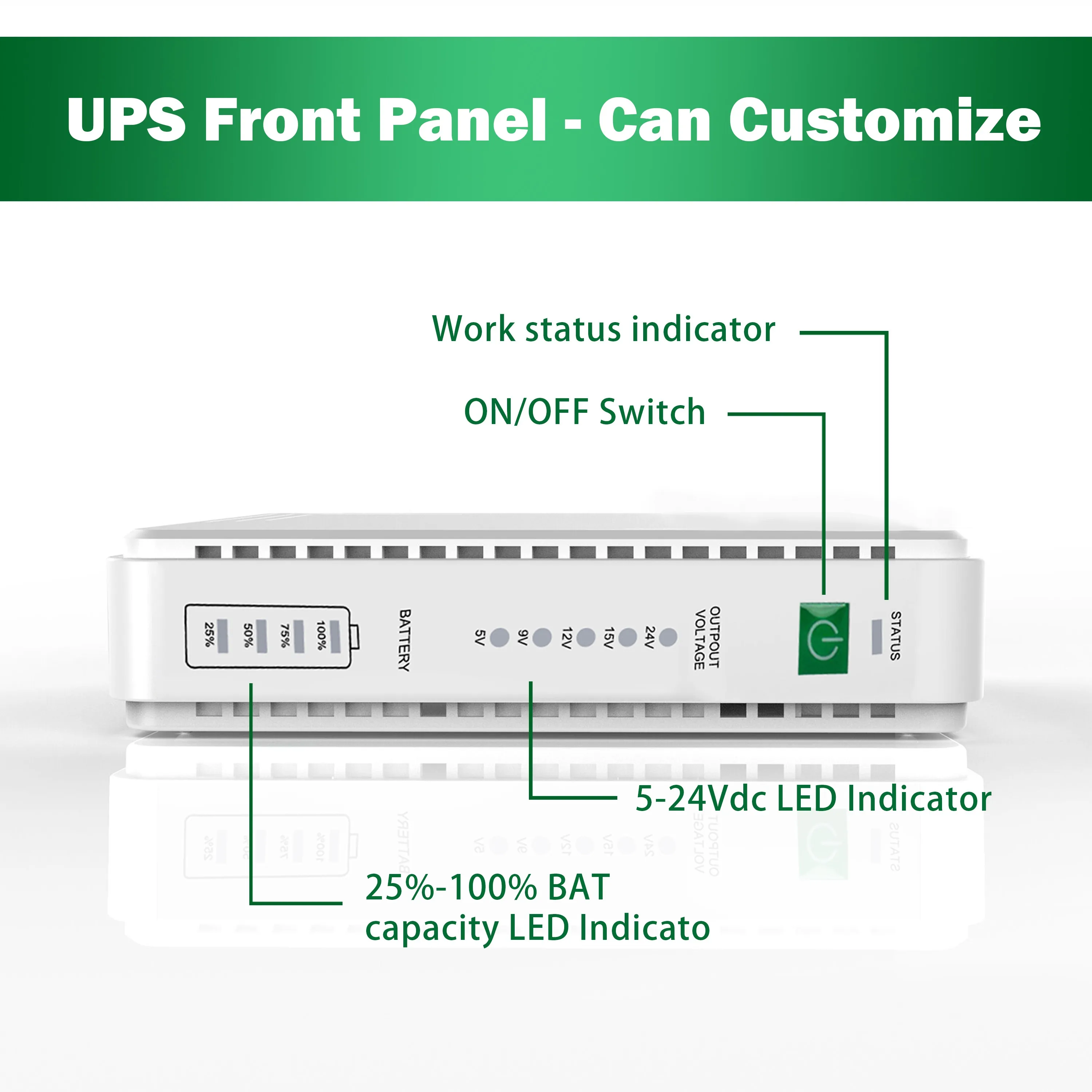 mini nobreak ups 5v 9v 9volt 12v 24v for wifi router power bank