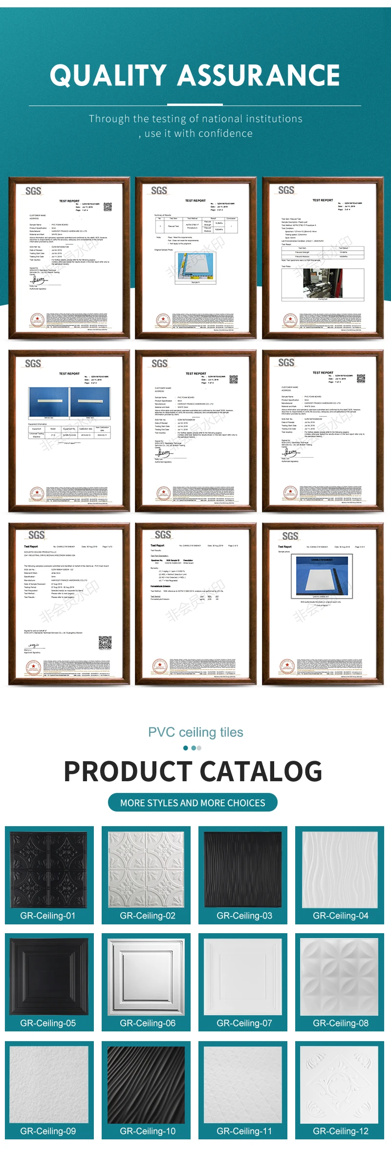 lowest price 2x2 ceiling tiles good quality bedroom decoration pvc ceiling tiles