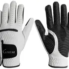 Skin Leather Gloves 0.45~0.55mm Thin Premium Cabretta/sheep Skin/goat Skin White Cabretta Leather Golf Gloves