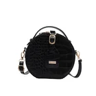 Crocodile Handbag Louiss Viutton Mini Cute Round Crocodile Pattern Sling Bag Crossbody Handbag