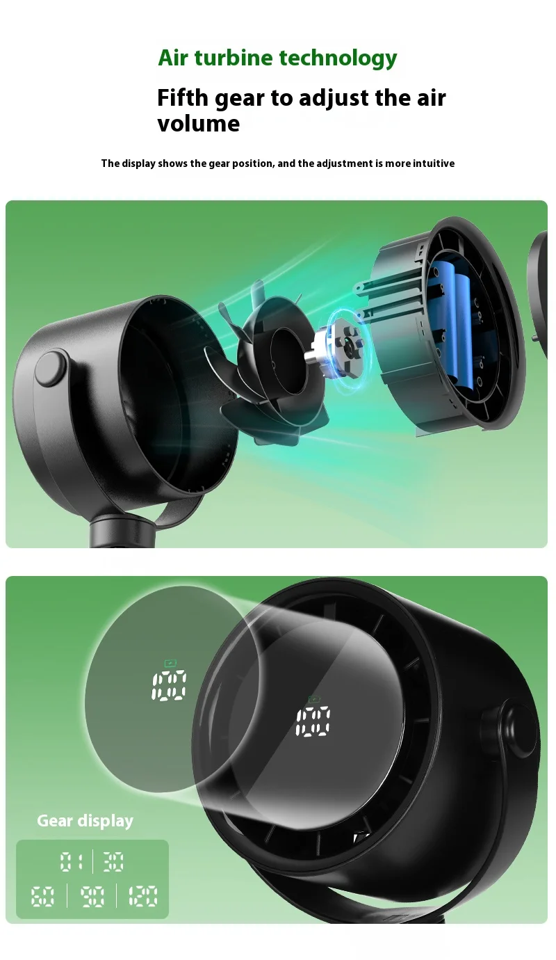 Mounted Usb Clip Fan, Wall, Portable - detail 20