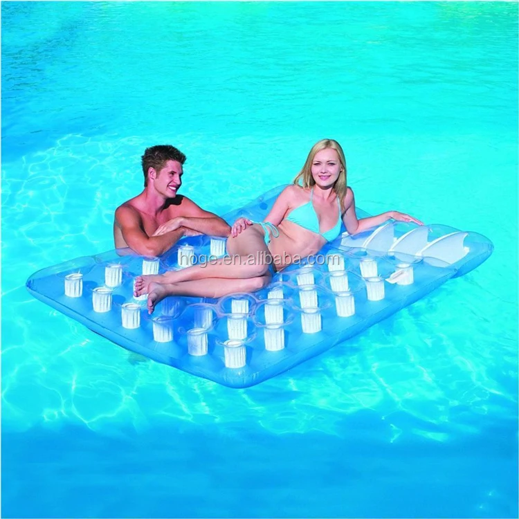 Hot sale inflatable water float mattress with Logo printing