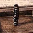 Beads Gemstone Tibet Chalcedony Agate Black White 9 Eye Beads Gemstone Stones Beads Natural Agate Dzi Beads