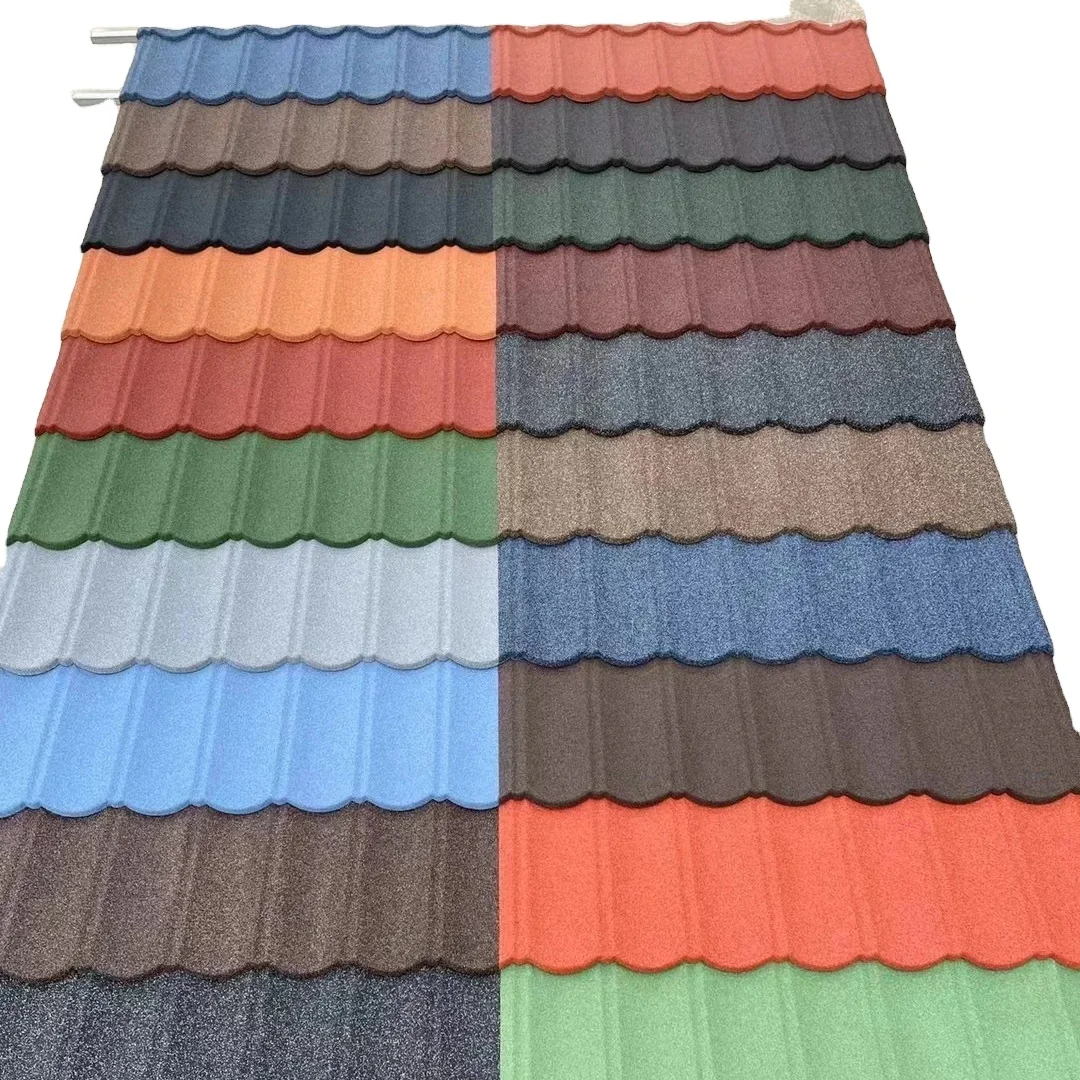 Various Types of Waterproof Stone-Coated Metal Tile