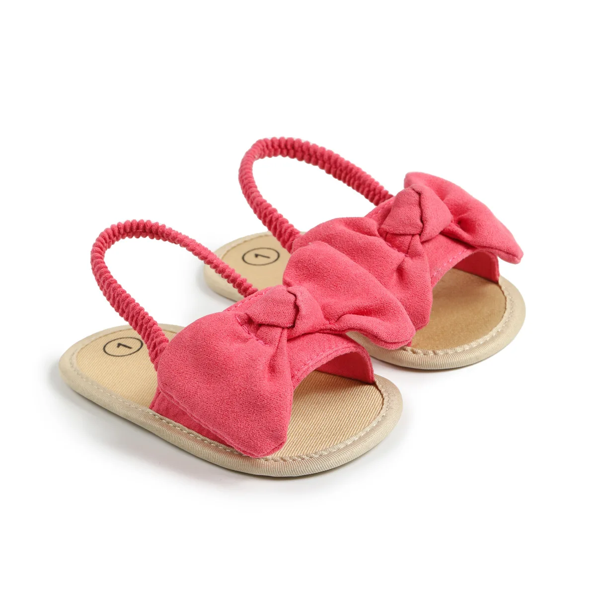 New Fashion Little Bow Girls Soft Sole Sandals Breathable and Anti-Slippery for Indoor Use Newborn Baby Girl Sandals Slippers manufacture