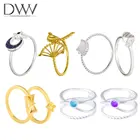 Ring 18k White Gold 2021 New Design Faith Ring Oval 18K White Gold Ring Gold Vintage Ring
