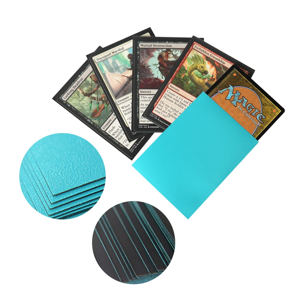 Ckcs010 Light Blue Black-lined Premium Amazing Strength Anti-glare Mtg  Matte Trading Card Sleeves 600pcs - Buy Matte Card Sleeve,Mtg Card Sleeve,Card  Sleeve Product on Alibaba.com