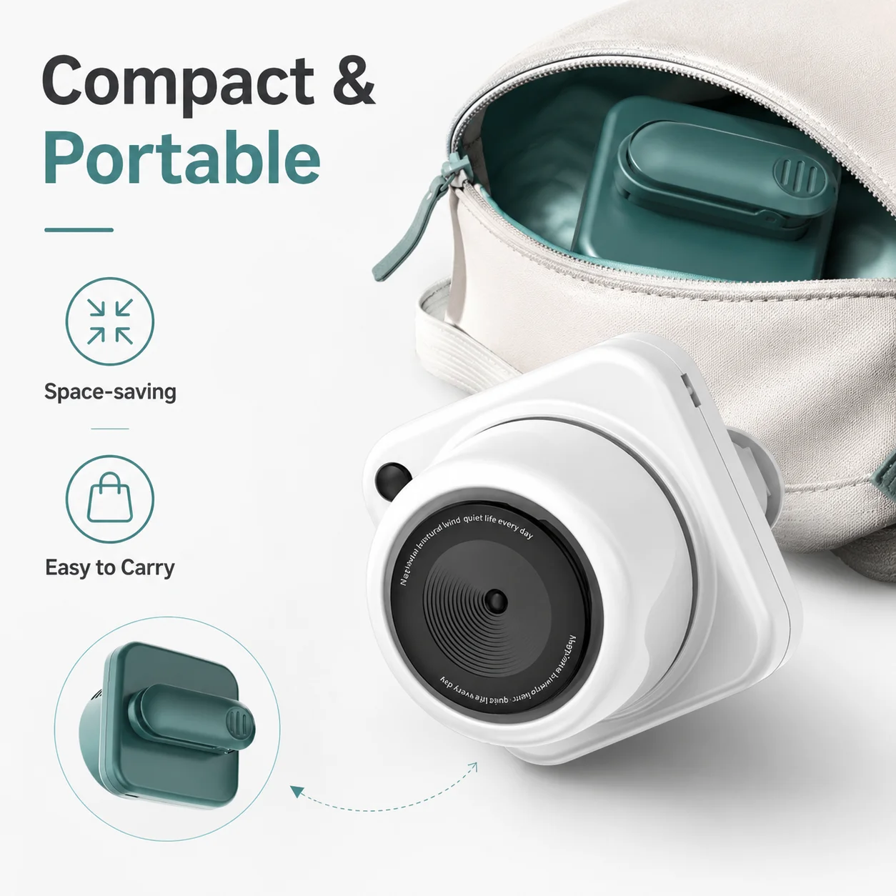 Speeds Hands-free Neck Fan, G01, Portable, 800mAh - detail 14