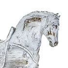 Table Decoration Resin Horse Table Decoration White Resin Sculpture Horse Decoration Resin Table Top