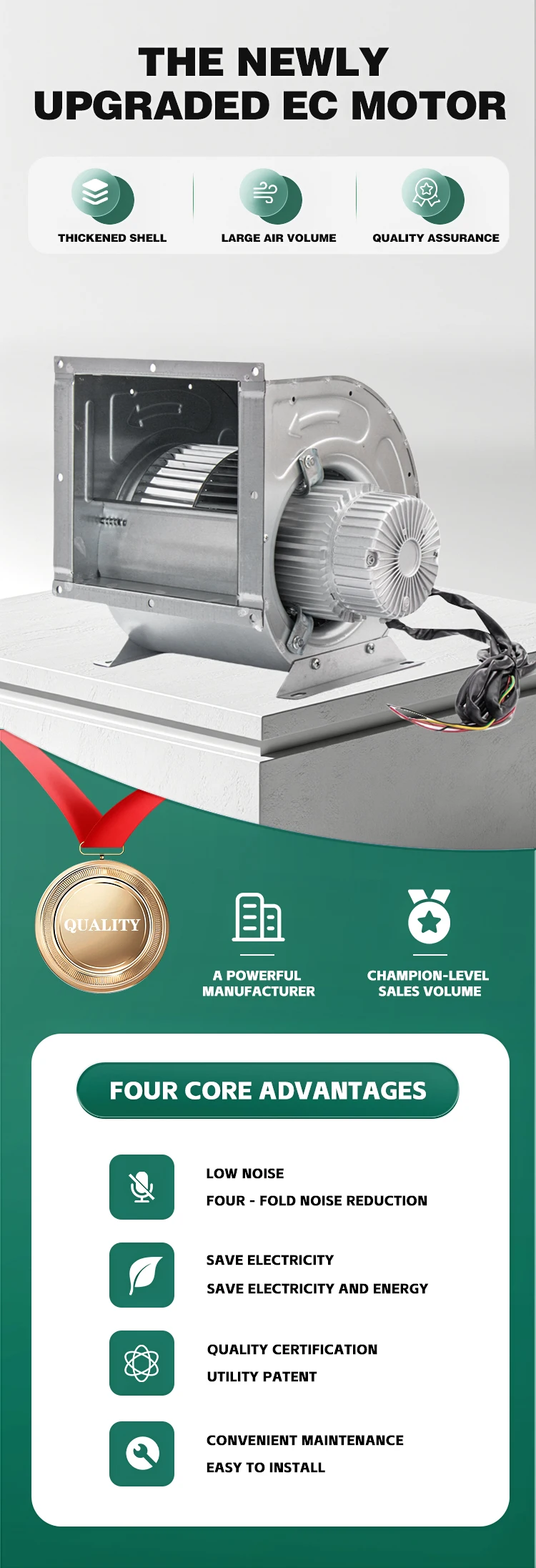 Air Purifier, 9-9, ECM, HVAC, 230V - detail 2