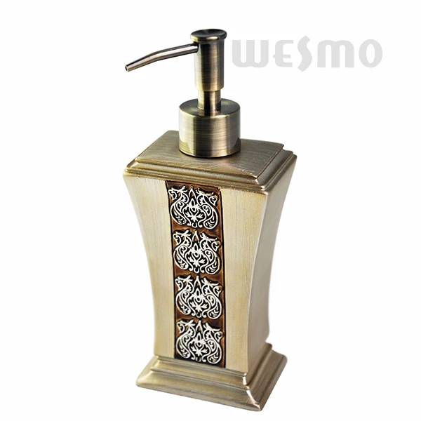 Popular Antique Styles Brown Polyresin Accessory Polyresin Bathroom Sets