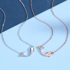 Sterling Silver Pendant Wholesale Jewelry 925 Sterling Silver Dolphin Pendant Necklaces