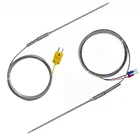 High Temperature K Type Mineral Insulated Thermocouple Temperature Sensor Probe With Connector