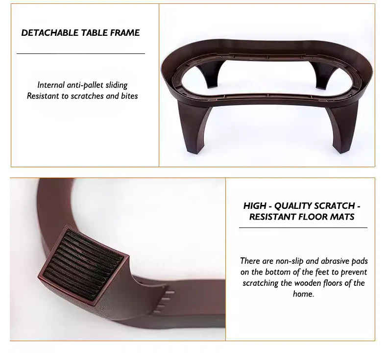 New Elevated Stainless Steel Pet Bowl Double Dish for Cats Dogs Neck Support Large Size Easy to Clean Pet Supplies manufacture