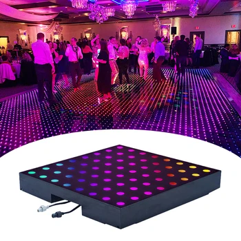Wireless Interactive LED Dance Floor magnetic with Touch Sensitive wedding dj disco party  led pixel dance floor