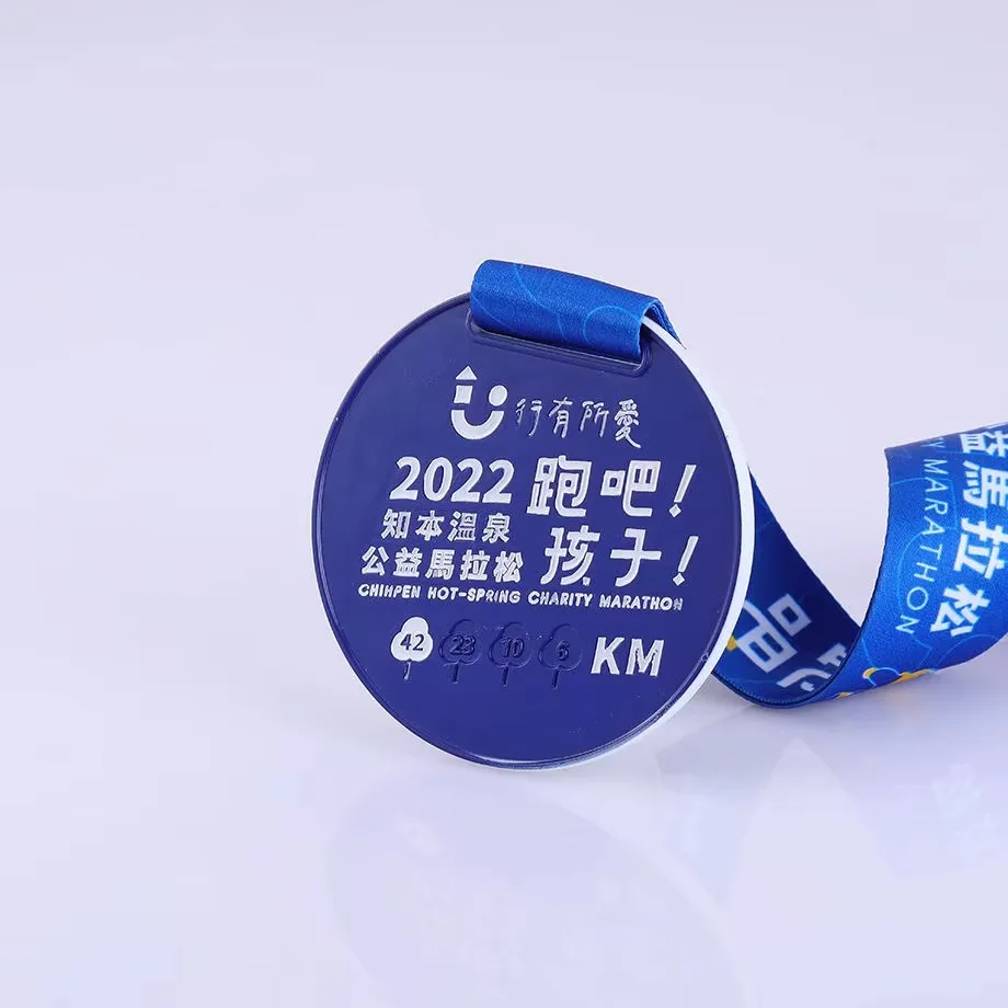 Manufacturer Design Custom Logo Zinc Alloy Metal Medal 3D Run Race Marathon Finisher Sports Medals manufacture