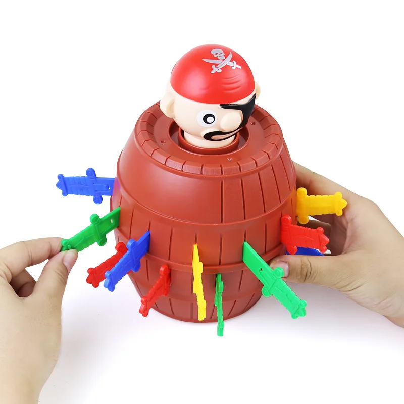 Cheapest Price Hot Sale Plastic Pirate Barrel Party Board Game Toy for Kids Adults