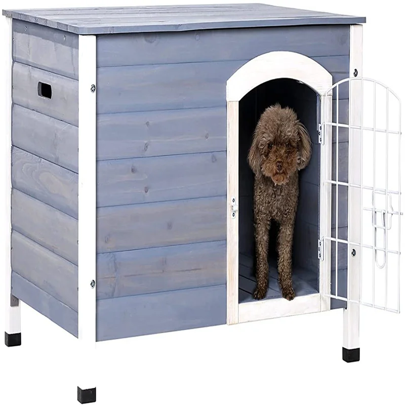 Factory Outlet Pet Dog Cages & Houses Large Dog House Dog Kennels Pet House Wood Bamboo