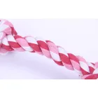 Pet Toy In-stock Strong And Durable Tripled Knot Hemp Rope Pet Plush Chew Toy For Dog Juguetes Para Perros Mascota