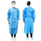Gown Supplier En13795 Protective Waterproof Disposable Sterile Patient Woven Level 3 Hospital Cloth Surgical Gown
