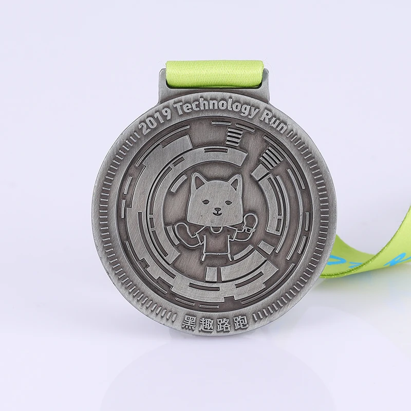 Wholesale Cheap Design Your Own Blank Zinc Alloy 3D Gold Award Marathon Running Custom Metal Sport Medal supplier
