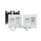 Tv Flat Panel TV In Wall Cable Organizer Power Kit With Power Solution