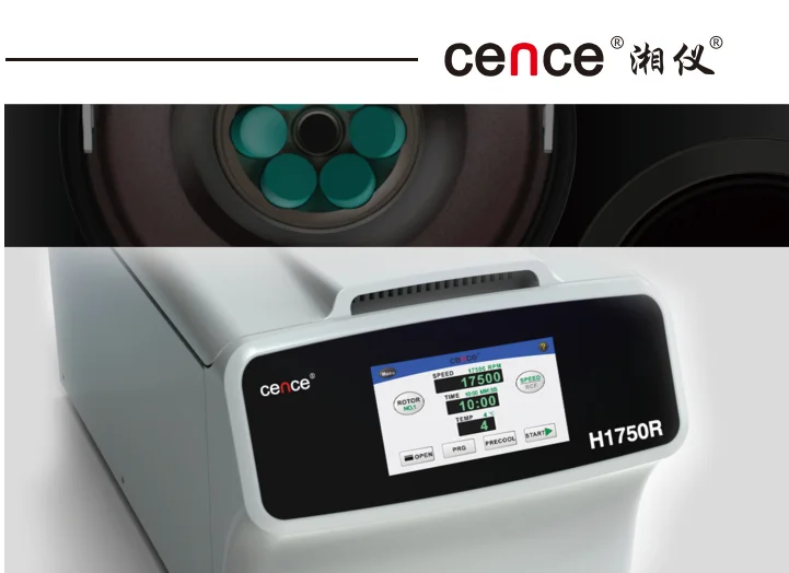 High Speed Refrigerated Centrifuge with 17500r/min Max Speed 29302xg RCF and 4x100ml Capacity