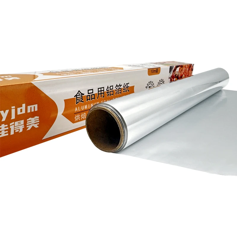 10m Heavy Duty foil roll ALUMINUM ROLL for Grilling Baking Silver Paper For Household aluminum foil roll