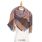 New 2019 Winter Women Poncho New 2019 Ladies Winter Luxury Plaid Shawls Scarf Poncho Women