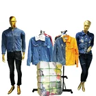 In Bulk Clothing Used Casual Women Jeans Jacket In Bulk Fashion Cqs Bekas Thrift Mixed Used Clothing