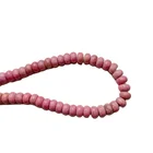 Red Stone Net Red Customizable Pink Rhodochrosite Round Jewerly Abacus Stone Abacus Beads