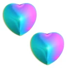 Beachwear Custom Uv Alloy Pasties Nipple Cover For Undergarment Beachwear Strippers Burlesque Shows