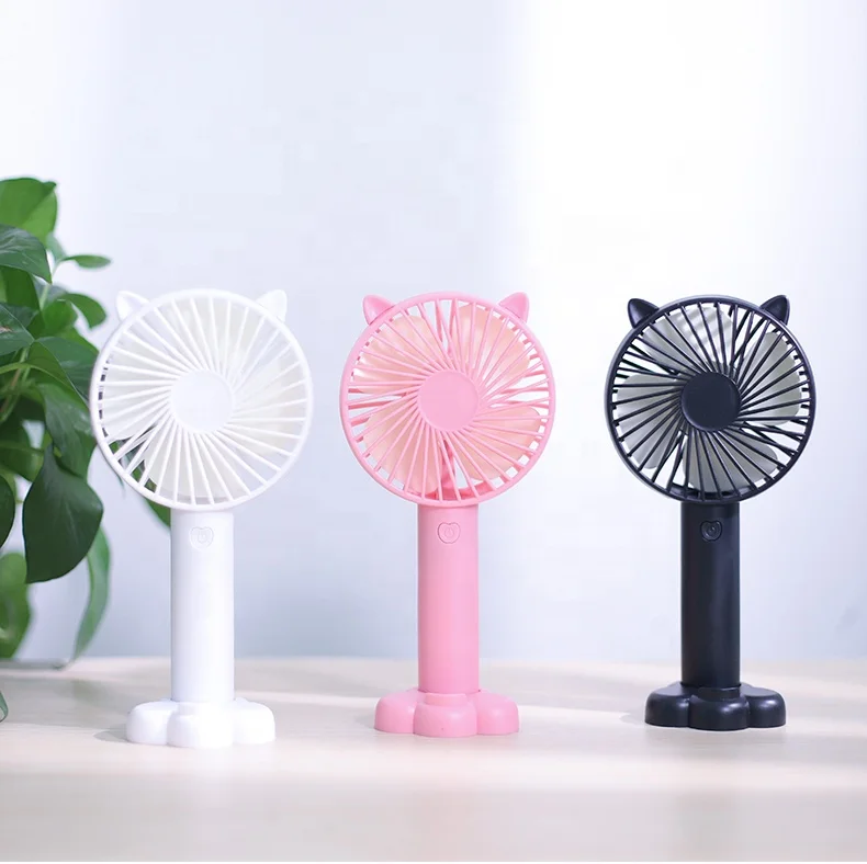 Yipin 2024 New Arrivals 3000mah USB rechargeable portable Hand Fan with phone holder,handheld Mini fan neck fan