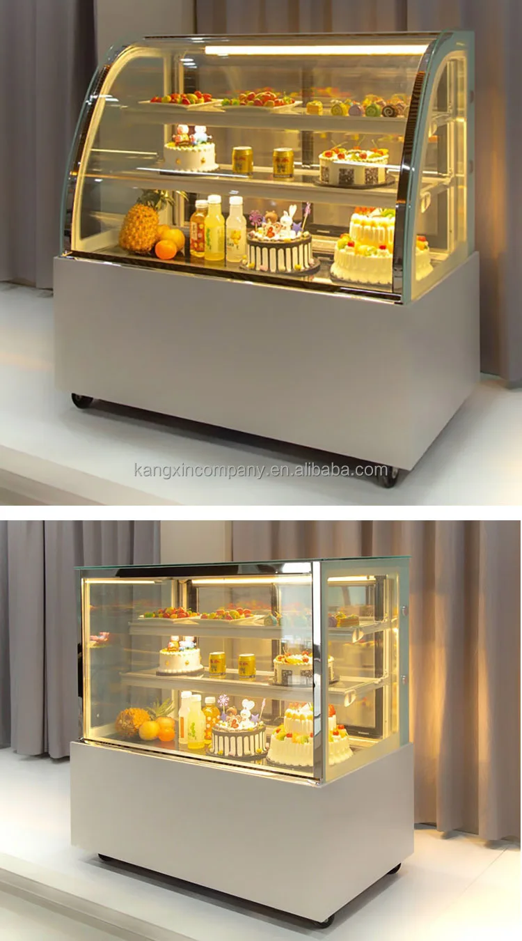 Multi-functional display freezer cabinet Cake food preservation and refrigeration