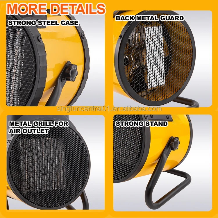 Industrial Ptc Ceramic Heater, Portable, 220 V, 210m³ - detail 12