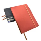 Leather Notebook Custom Hardcover Note Book A5 Printed Leather Diary Notebooks