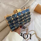 Evening Bag Clutch New Arrival Fashion Acrylic Diamond Handbag Chain Luxury Acrylic Clutch Purse For Women