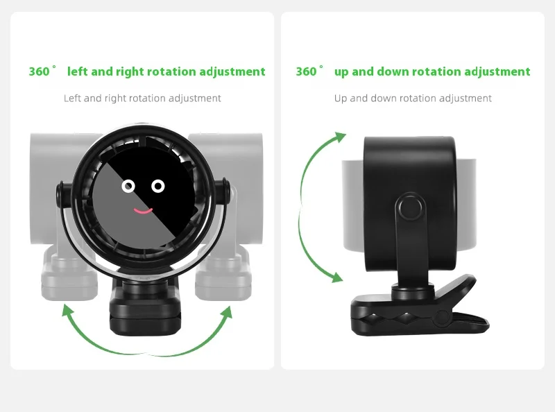 Mounted Usb Clip Fan, Wall, Portable - detail 16
