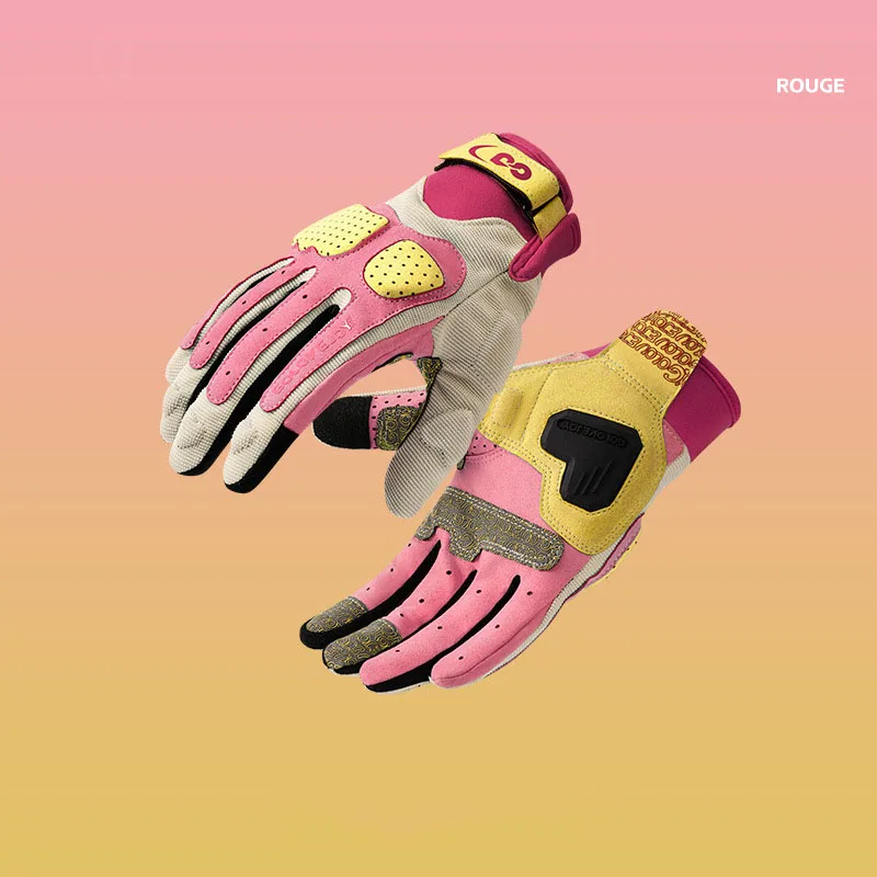 Summer Full-Finger Breathable Motorcycle Gloves for Men and Women Riding Accessories