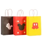 Cartoon Bags Wholesale Custom Cartoon Animal Pattern Printing Promotional Shopping Recycled 120g Craft Paper Gift Bags