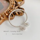 New Bangles New Design High Quality Factory Direct Hair Bangles Silver Charm Bracelet For Women
