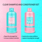 OEMカスタム高級卸売プライベートラベル硫酸フリービーガンナチュラルオーガニックアルガンオイルヘアケアシャンプーとコンディショナーセット