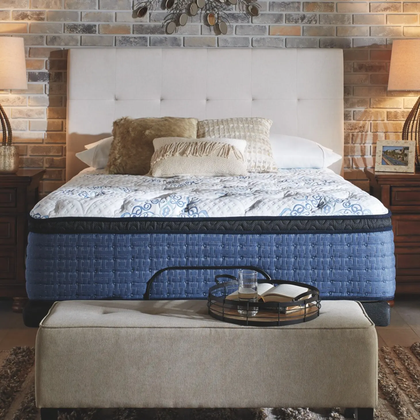 Super comfortable euro top full size pocket spring coils mattress queen king president mattresses