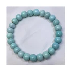 Fashion Natural Fashion Charm Turquoise Jewelry Bracelets Turquoise Stones Beaded Bracelets Size8-9mm
