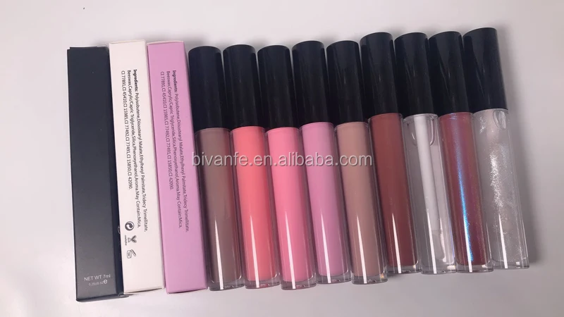 Popular Nude Color Lip Gloss New Colors Private Label Vegan Lip Gloss