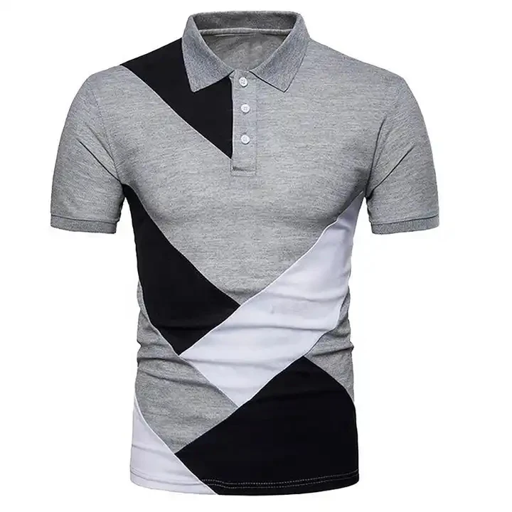 TBMPOY Men's Polo Shirts with Pocket Short Sleeve Quick Dry Casual Sports Outdoor Golf Shirt