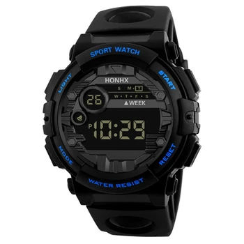 HONHX Brand Luxury Men Digital Watch Military Men Outdoor Electronic Day Date Clock Waterproof Sport LED Wrist Watch relogio NEW