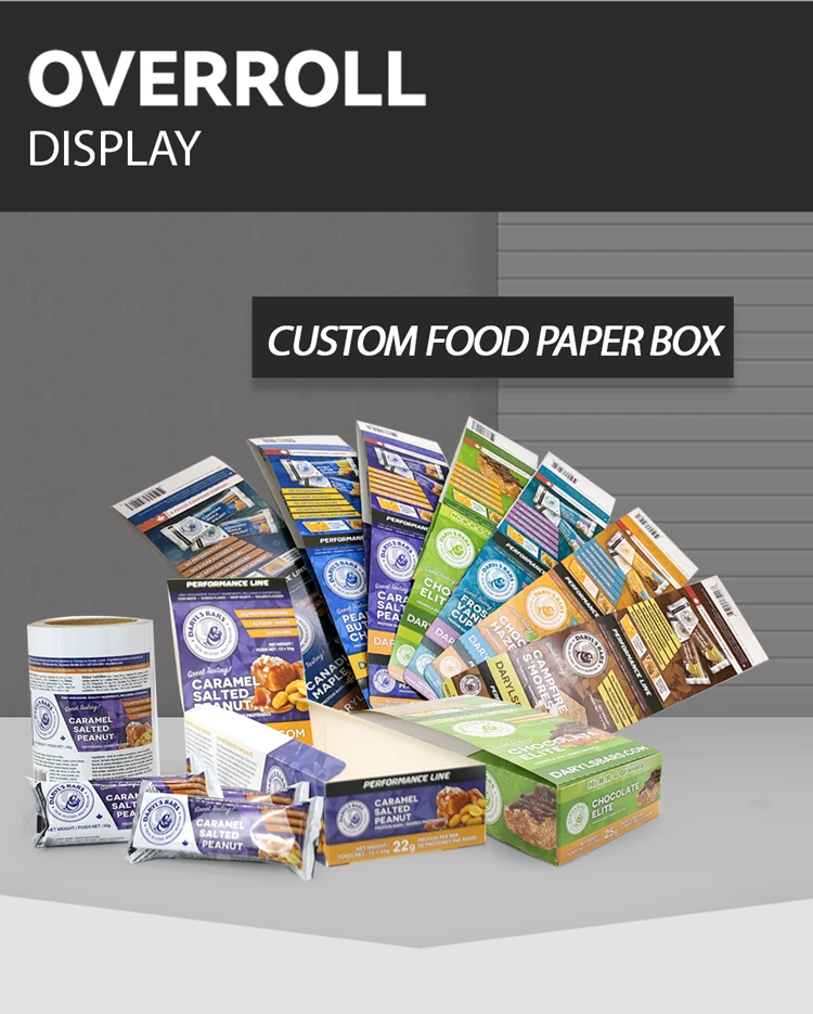 Custom Printed Cardboard Packaging Box with 10 Colors Printing and 300/350/400g White Cardpaper for Food Grade Display